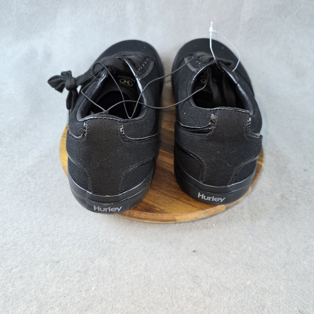 Men's Sz 12 **New** Hurley Black Lace Sneakers - Picture 4 of 9